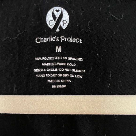 EUC size Medium black long top - Picture 2 of 2